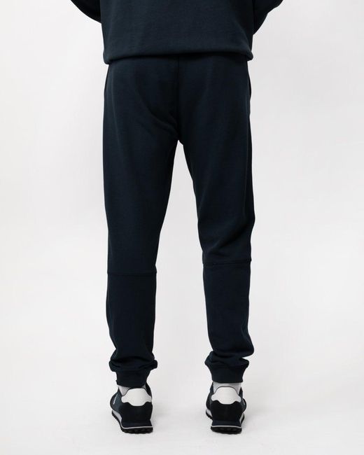 Boss Blue Sestart Cotton-Terry Tracksuit Bottoms With Logo Patch Nos for men