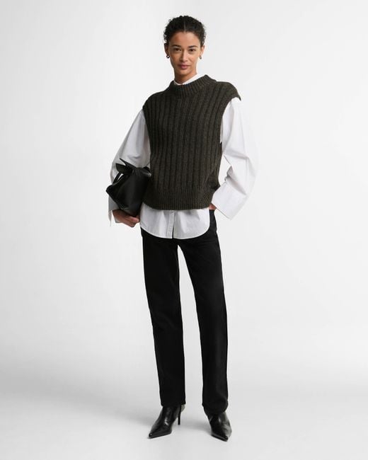 Barbour Black Anastasia Knitted Vest