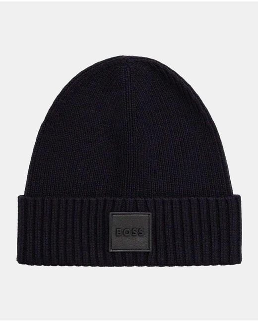 Boss White Boss Flavio Beanie Colour: Dark 404 for men