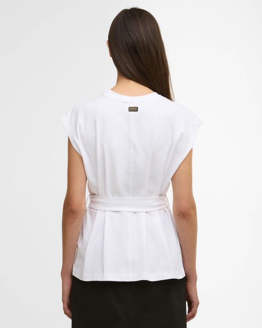 Barbour White Alexis Top