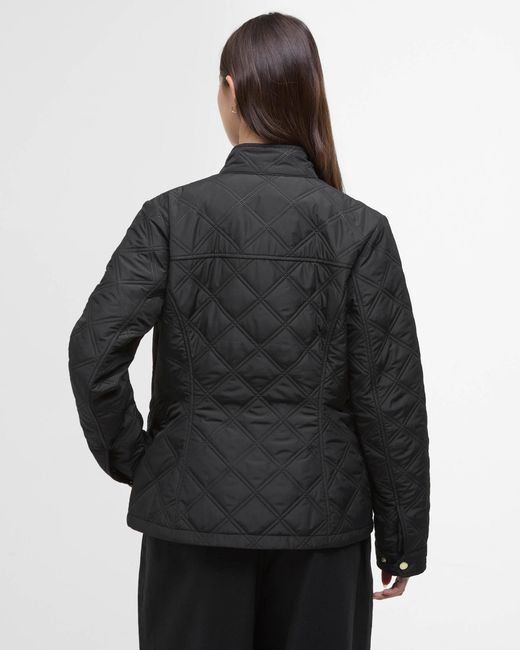Barbour Black Halsey Quilted Jacket