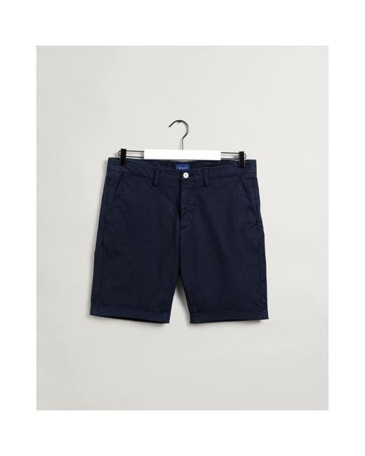 GANT Allister Sunfaded Shorts in Blue for Men - Lyst