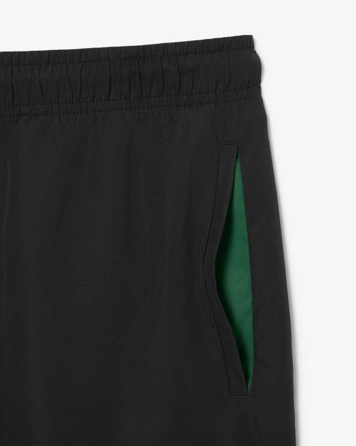 Lacoste Black Light Quick-Dry Swim Shorts for men