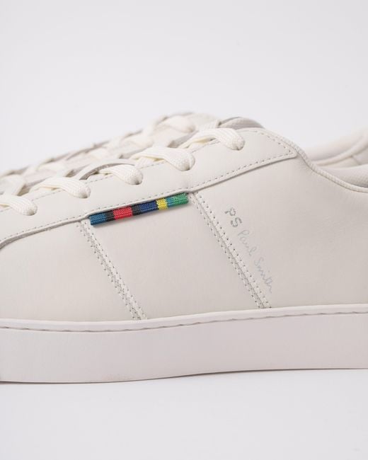 Paul Smith Natural Beech Leather Trainers for men