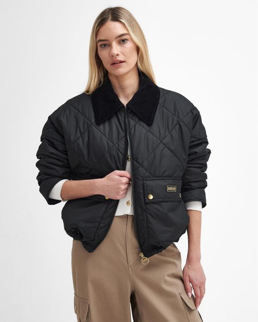 Barbour Black Laia Quilted Jacket