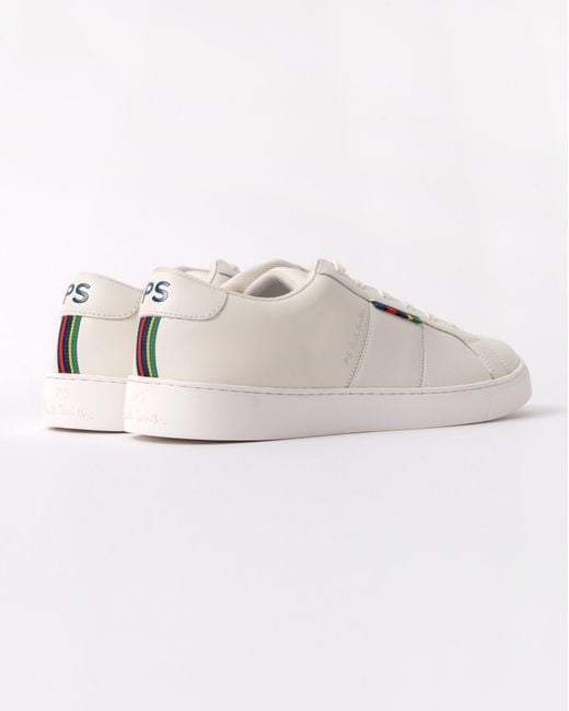 Paul Smith Natural Beech Leather Trainers for men