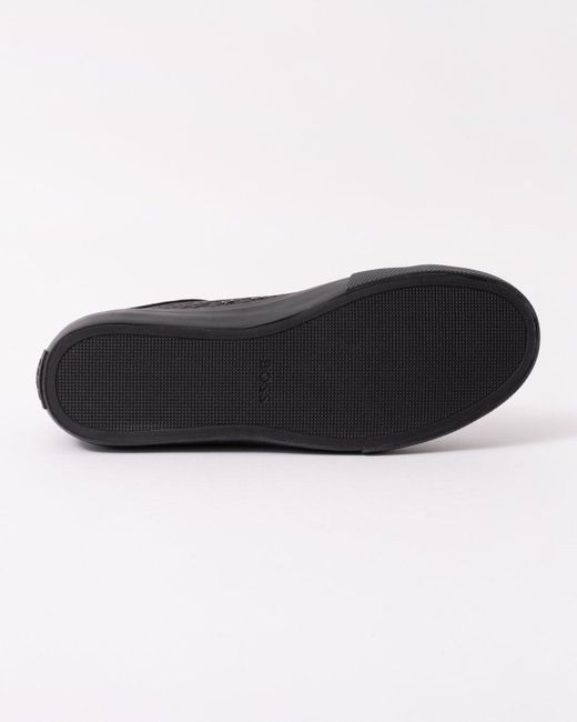 BOSS Aiden Tenn Trainers 50536508 in Black for Men | Lyst