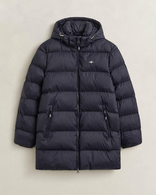 Gant Blue Active Cloud Mid Length Jacket for men