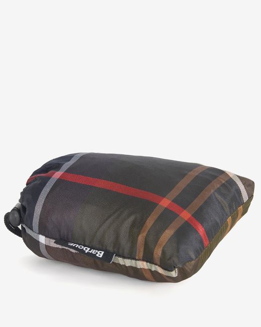 Barbour Black Tartan Showerproof Poncho