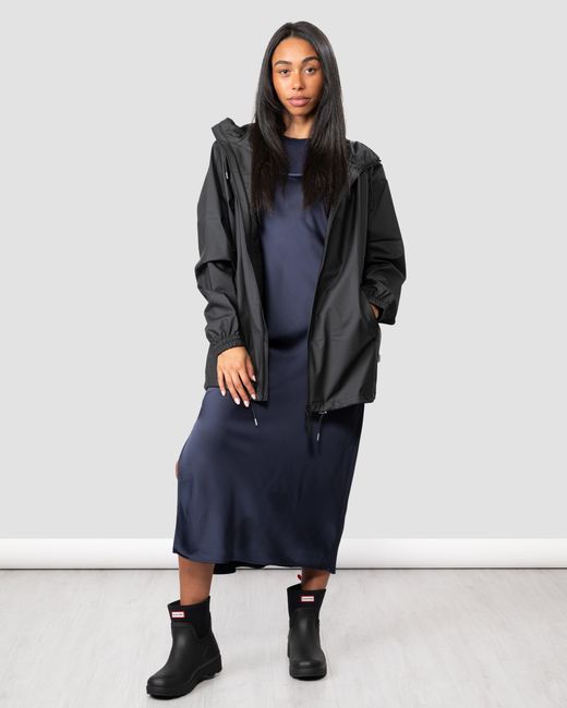 Rains Black Storm Breaker Jacket Colour: 01, Size: L