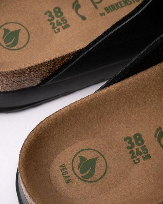 Birkenstock Black Papillio Florida Iii Vegan Platform Sandals