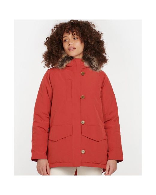 Barbour Red Warkworth Jacket Jacket