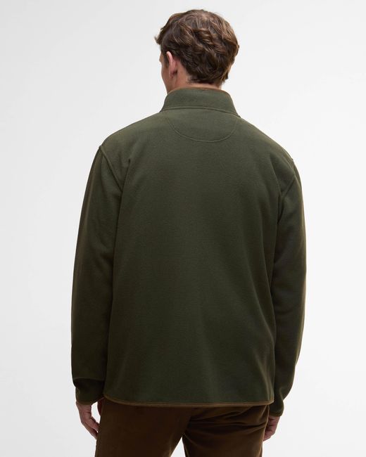 Barbour Green Harwood Zip Thru Fleece for men