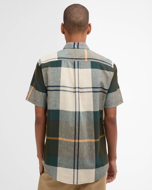 Barbour Green Douglas Tailored Shirt for men