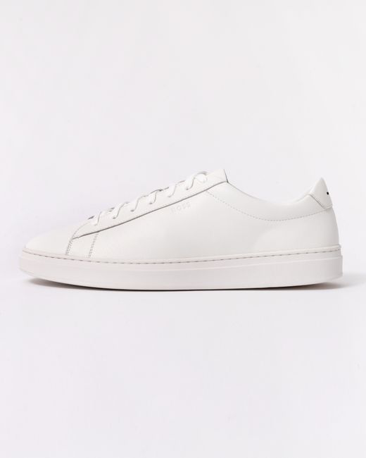 Boss White Kieran Tennis Trainers for men
