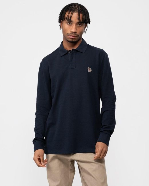 paul smith zebra polo navy