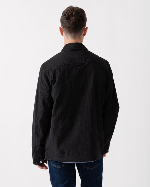 Paul Smith Black Ps Unlined Zip Overshirt for men