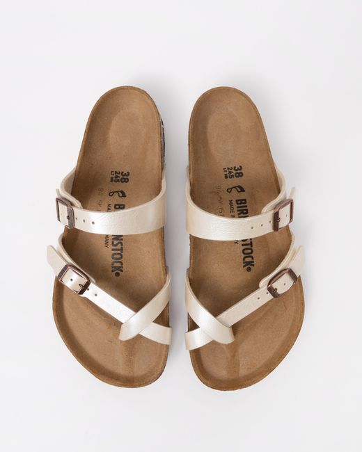 Birkenstock White Mayari Bf Sandals