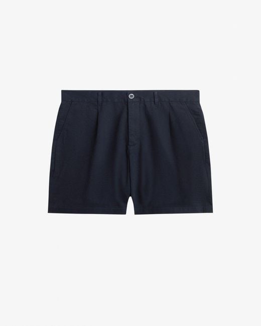Fred Perry Blue Wide Leg Woven Shorts for men