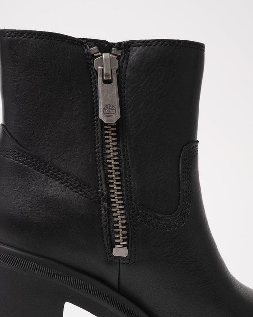 Timberland Black Allington Heights Mid Zip Up Boots