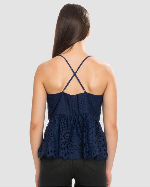 Tommy Hilfiger Blue Oc Helena Top Ss Ww0Ww25434716