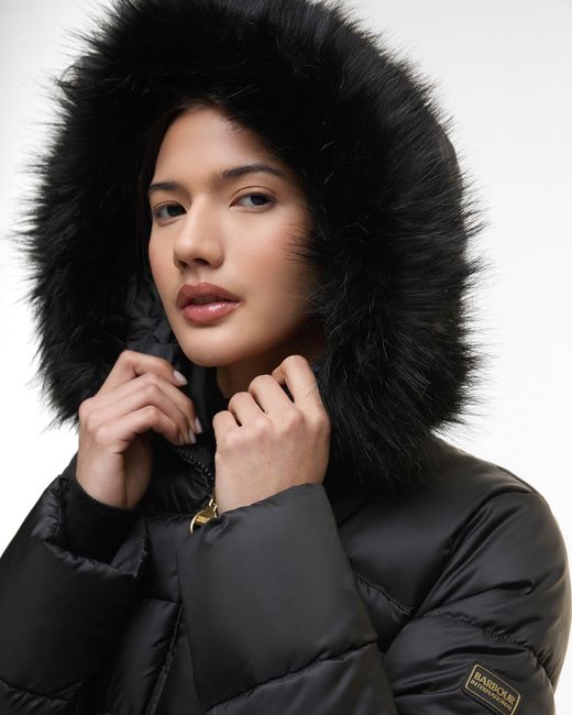 Barbour Black Cher Puffer Jacket