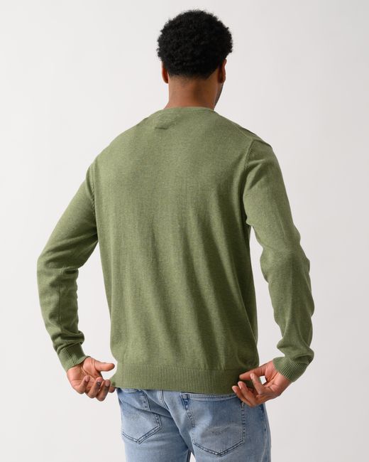Joules Green Hillside Crew Neck Jumper for men