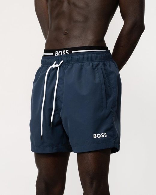 Boss Blue Amur Shorts for men