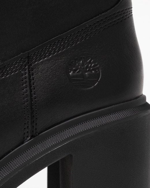 Timberland Black Allington Heights Mid Zip Up Boots