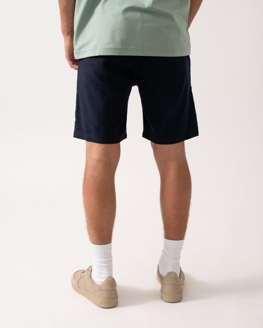 Boss Blue Tapered Chino Shorts for men