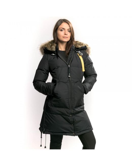 Parajumpers Long Bear Jacket in Black | Lyst Canada