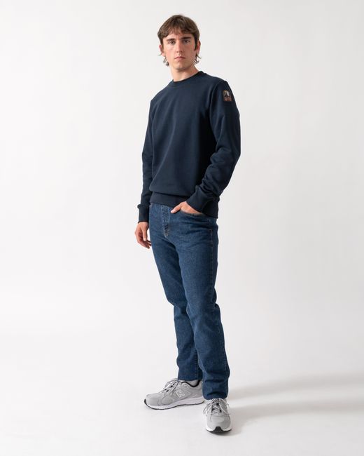 Parajumpers Blue K2 Crew Neck Sweatshirt for men