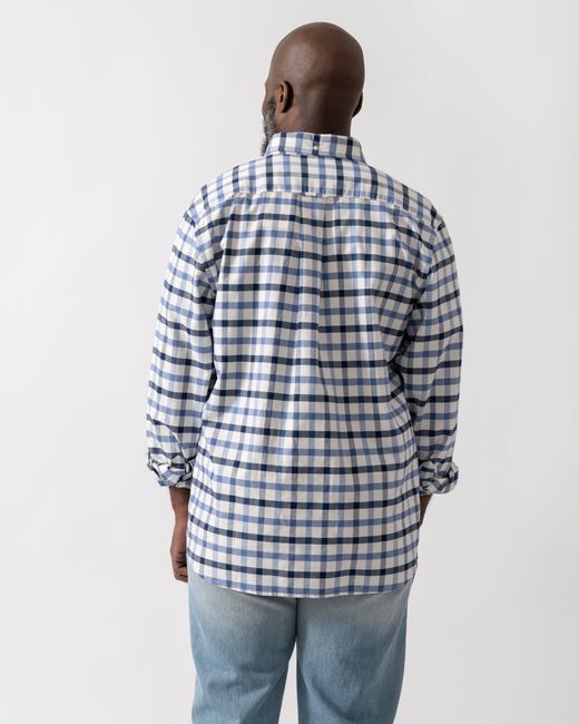 Gant Blue Regular Fit Oxford Check Shirt for men