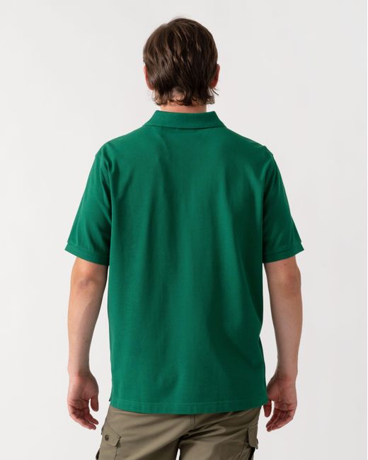 Gant Green Regular Fit Short Sleeve Shield Logo Pique Polo for men