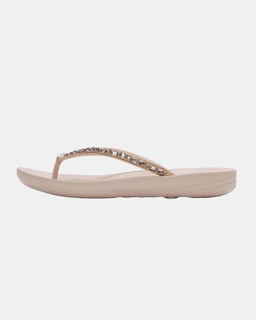 Fitflop Multicolor Iqushion Multi-Crystal Ergonomic Flip-Flops