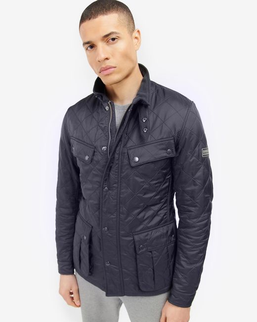 Barbour Blue Tourer Ariel Polarquilt Jacket for men