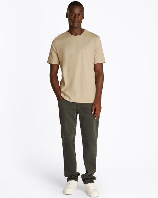 Tommy Hilfiger Natural Essential Seasonal Regular Fit Solid Tee for men