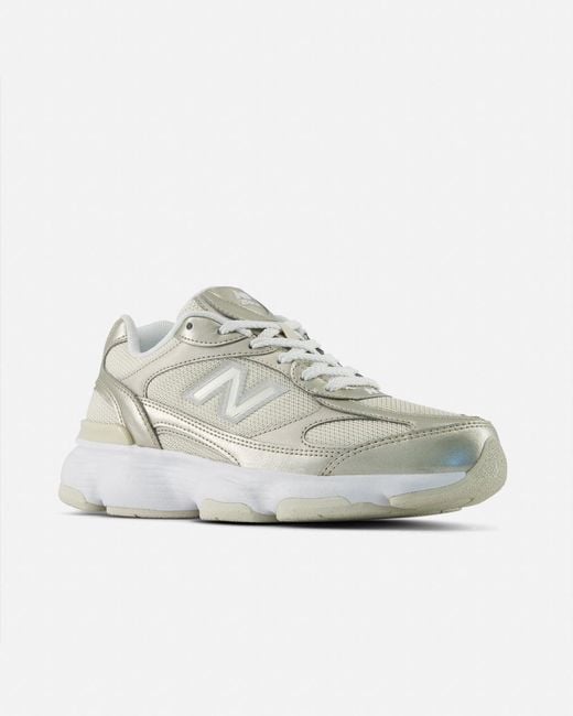 New Balance White Trainers