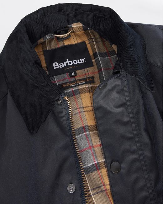 Barbour Blue Ashby Wax Jacket for men