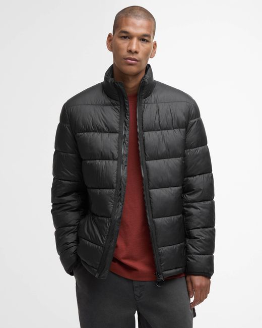 Barbour Black Offshore Quilted Jacket for men
