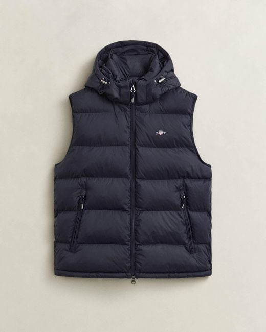 Gant Blue Active Cloud Vest for men