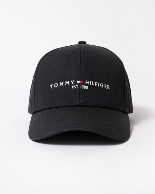 Tommy Hilfiger Black Th Established Cap for men