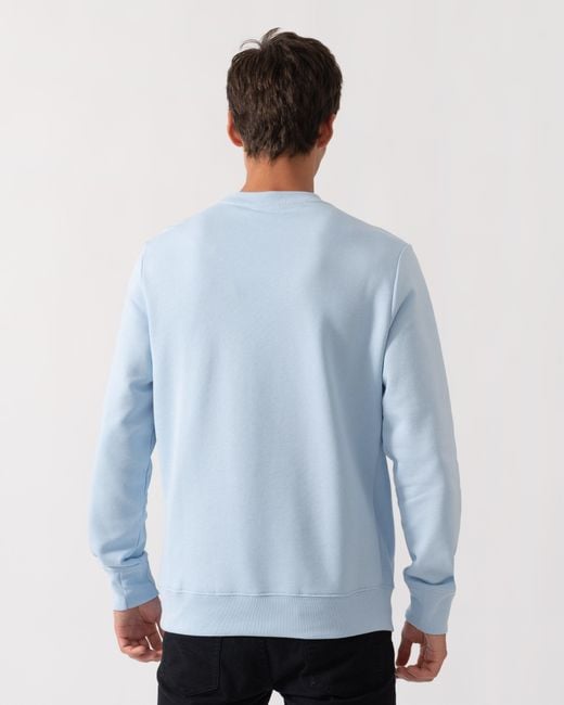 Paul Smith Blue Ps Regular Fit Zebra Logo Sweatshirt for men