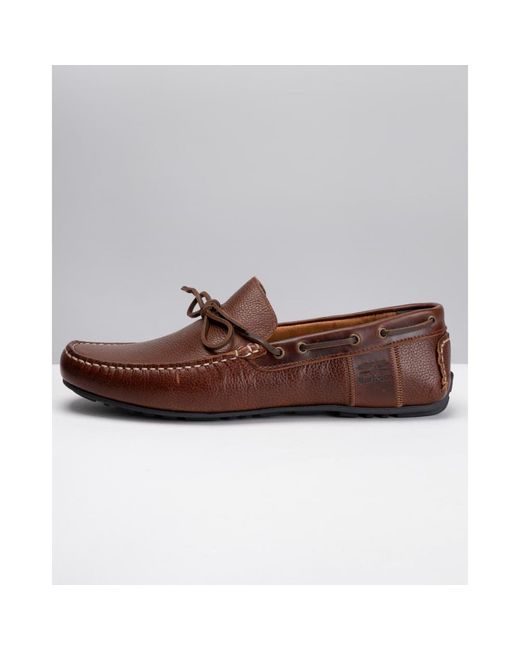 Barbour Brown Clark Shoes for men