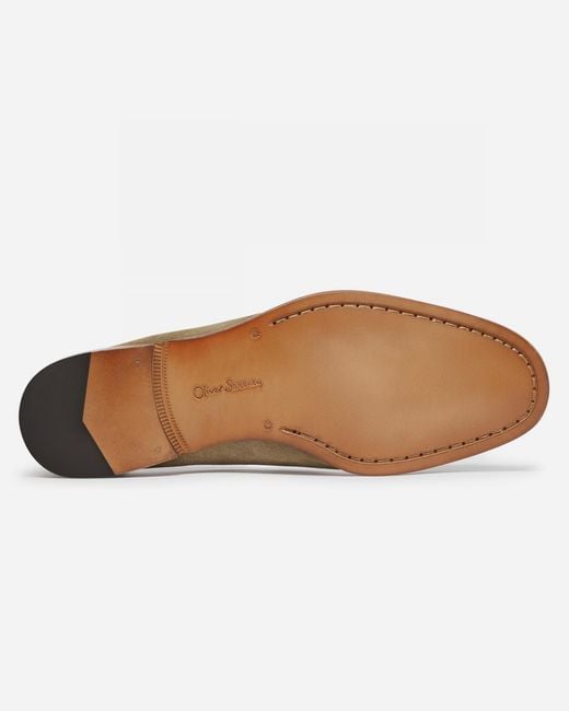 Oliver Sweeney Natural Keyworth Suede Loafers for men