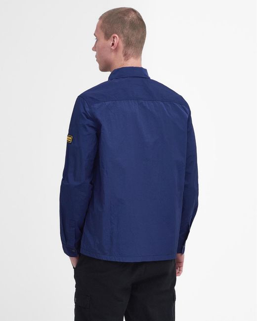 Barbour Blue Inlet Full-zip Overshirt for men