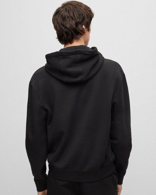 HUGO Black Dapo Hoodie Size: L for men