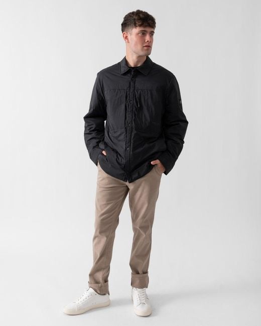 Moose Knuckles Black Ash Shirt Jacket for men