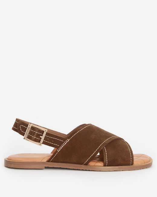 Barbour Brown Annie Sandals