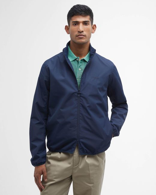 Barbour Blue Korbel Waterproof Jacket for men